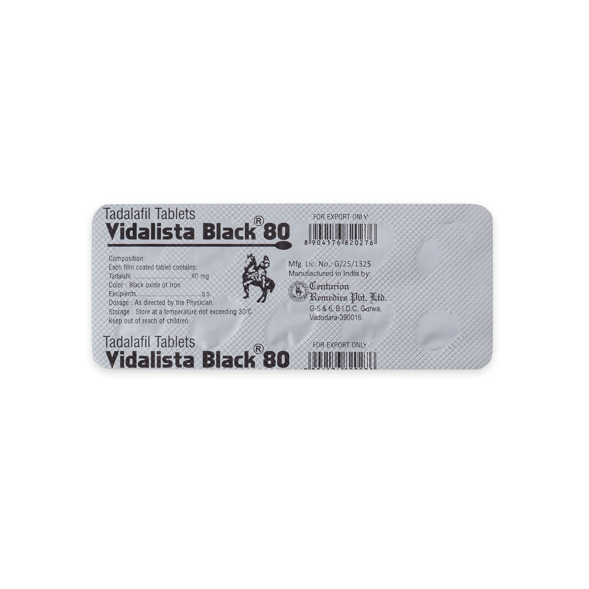 Vidalista Black 80 mg