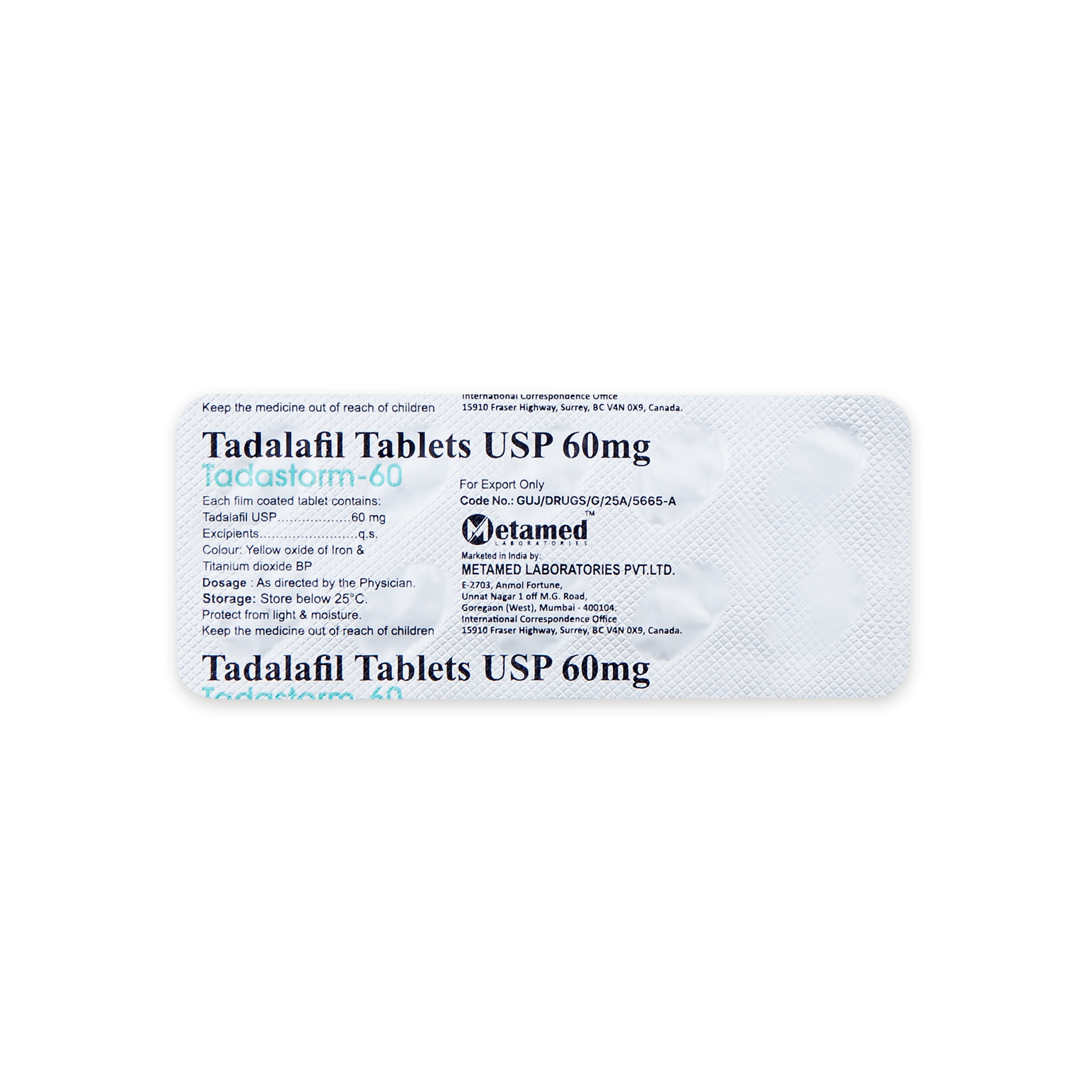 Tadastorm 60 mg