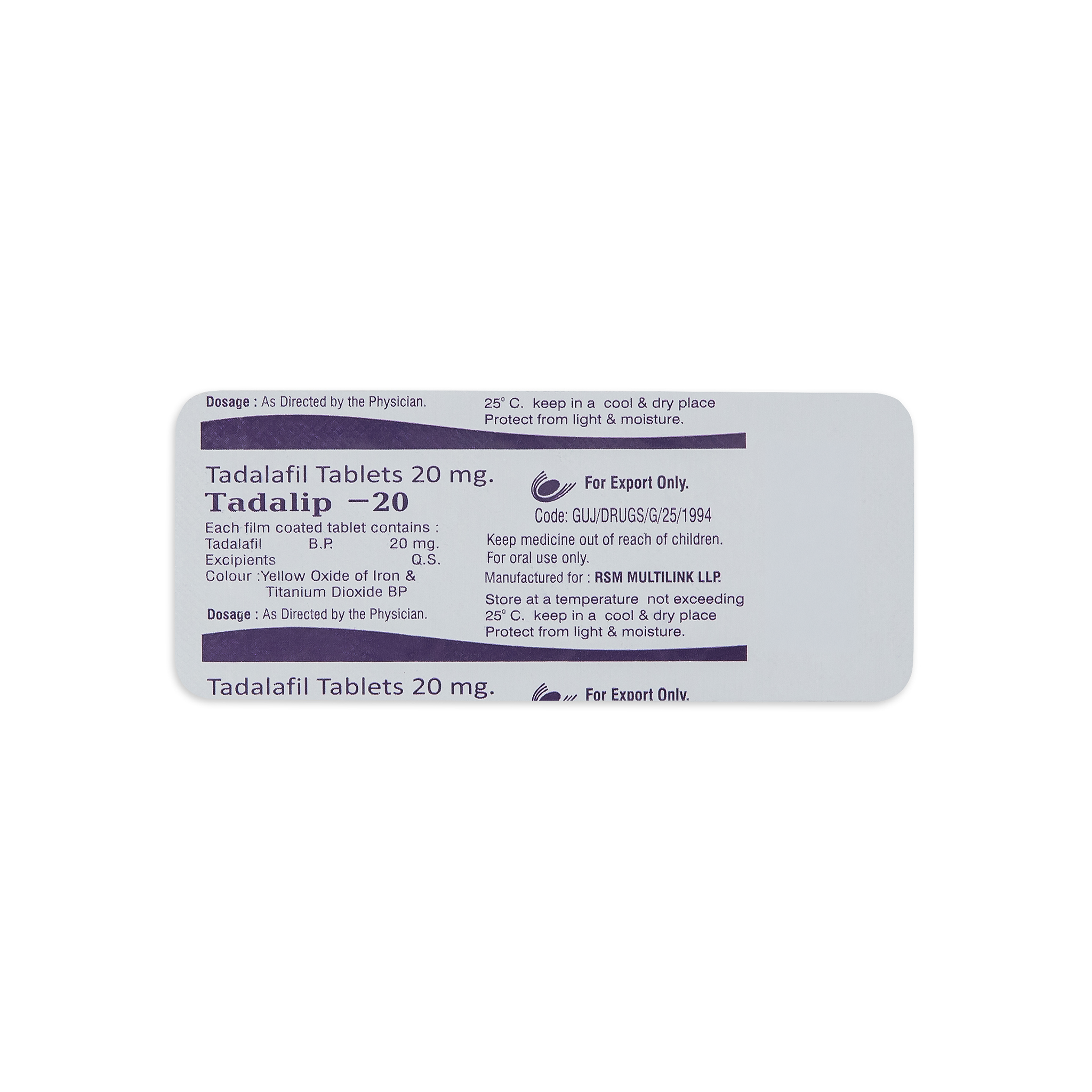 Tadalip 20 mg